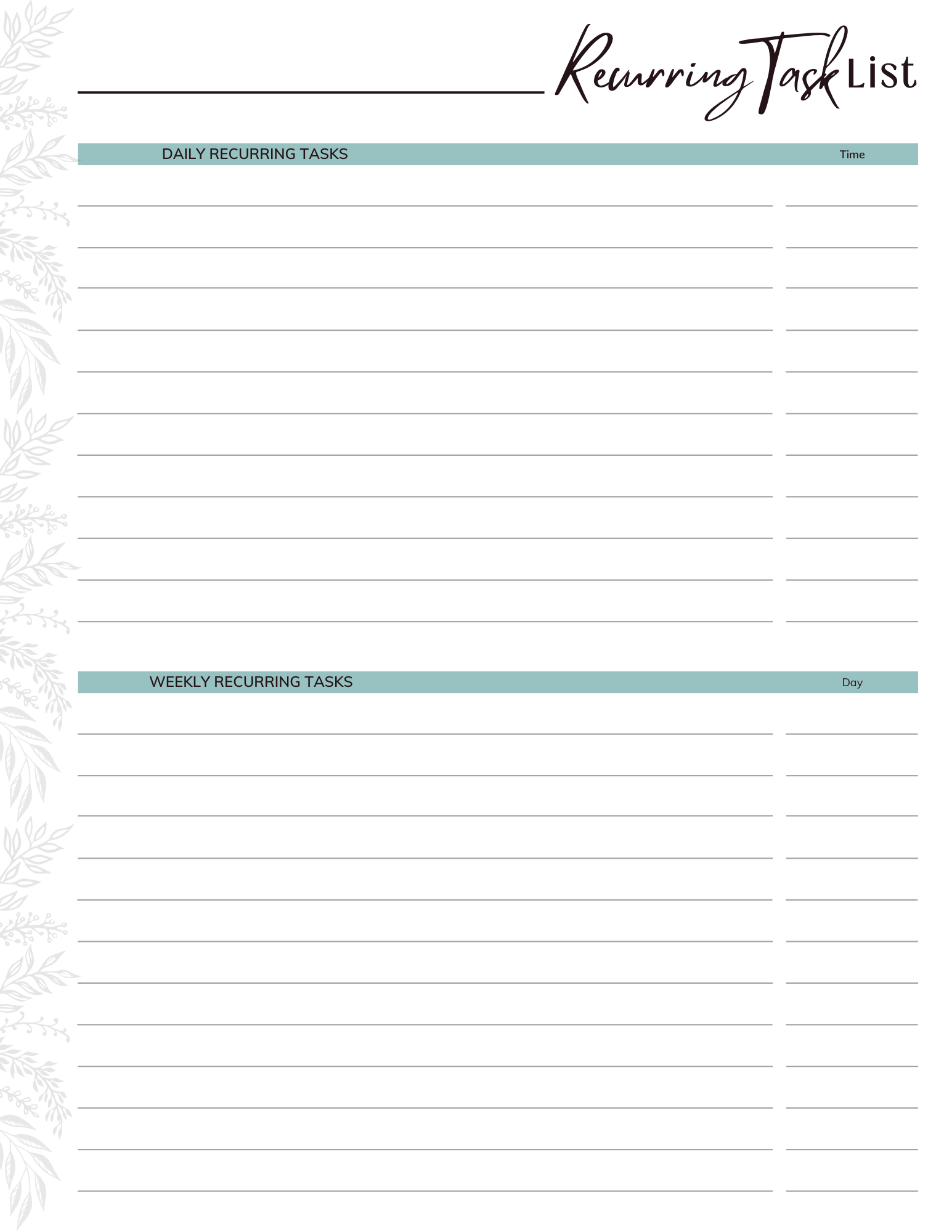 2023 Customizable Yearly Planner- PRINTABLE - Image 19