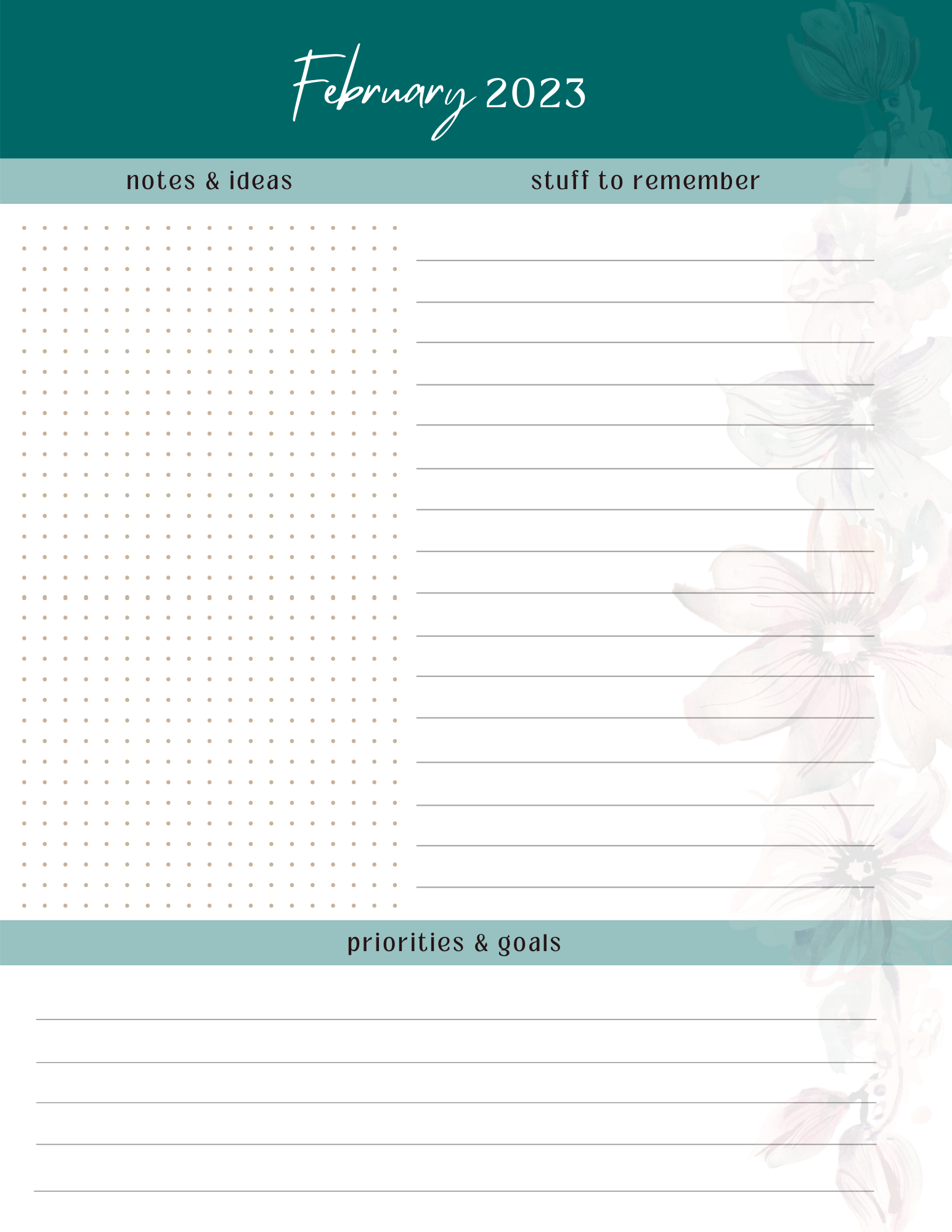 2023 Customizable Yearly Planner- PRINTABLE - Image 11