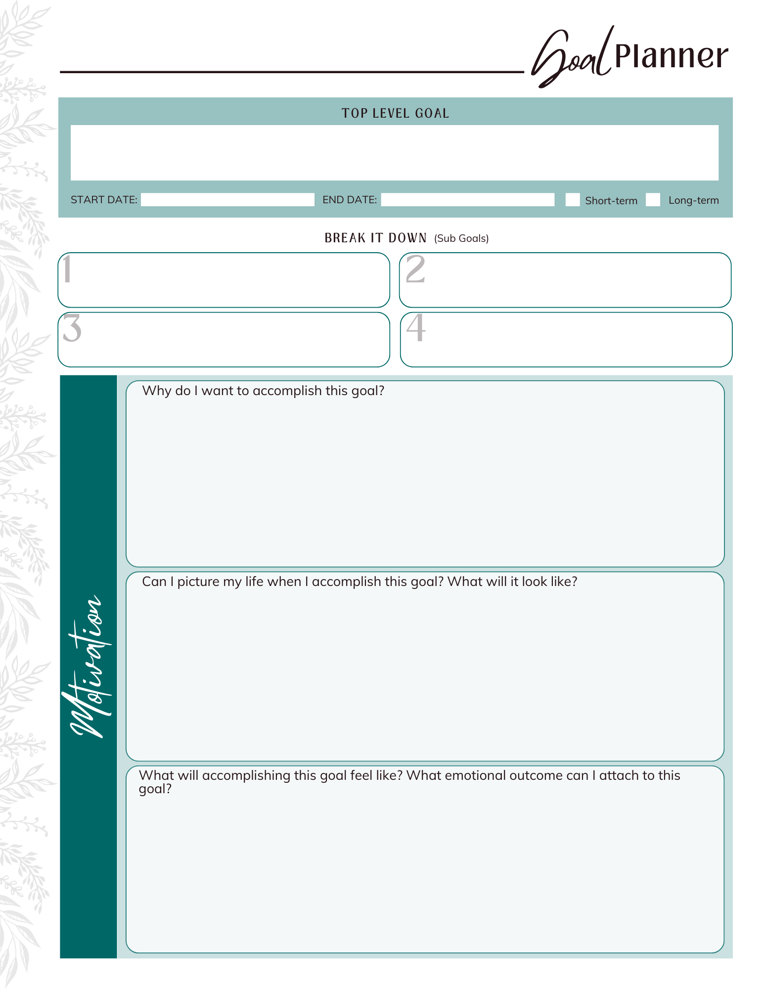 2023 Customizable Yearly Planner- PRINTABLE - Image 16
