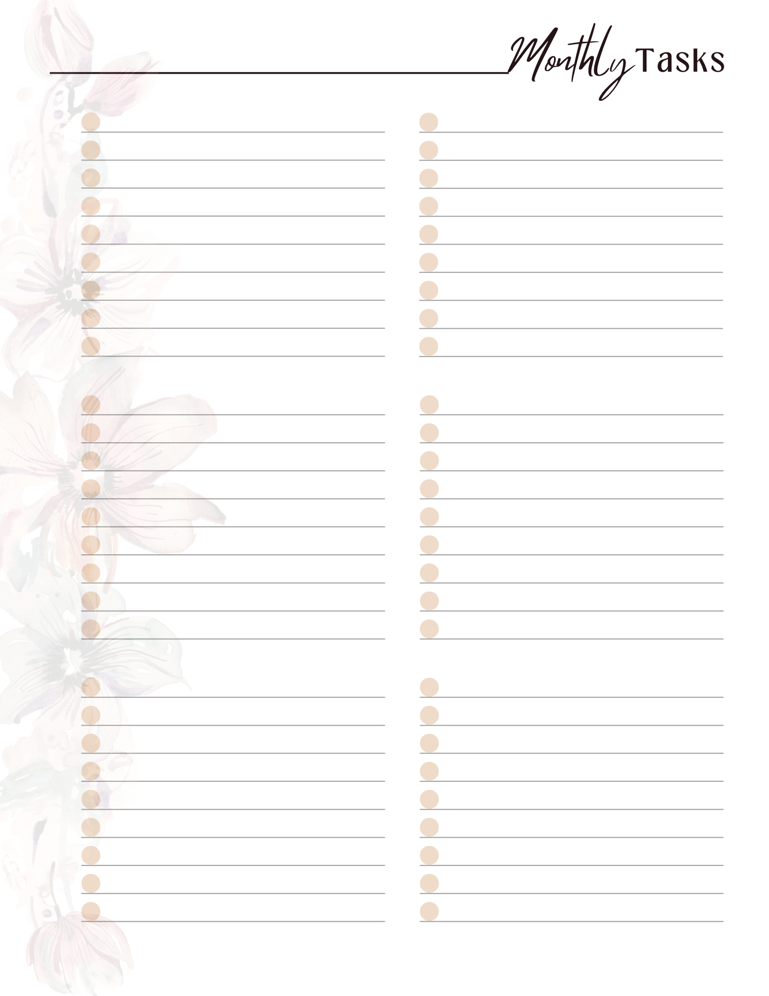 2023 Customizable Yearly Planner- PRINTABLE - Image 6